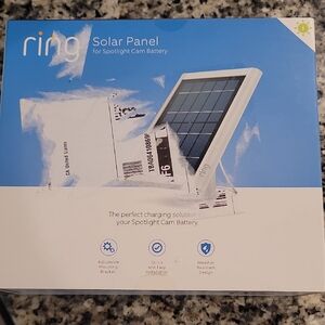 Ring Solar Panel for Spotlight Cam Battery NWOT